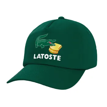 Latoste, Twill Καπέλο παιδικό Bottle Green (100% ΒΑΜΒΑΚΕΡΟ, ΠΑΙΔΙΚΟ, UNISEX)