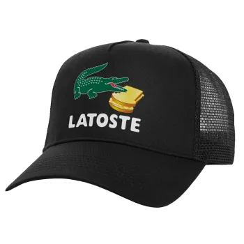 Latoste, Καπέλο Ενηλίκων Structured Trucker, με Δίχτυ, Μαύρο (100% ΒΑΜΒΑΚΕΡΟ, ΕΝΗΛΙΚΩΝ, UNISEX, ONE SIZE)