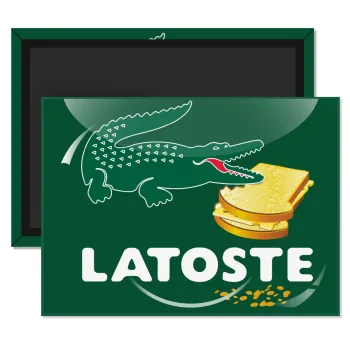 Latoste, Ορθογώνιο μαγνητάκι ψυγείου διάστασης 9x6cm