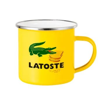 Latoste, Κούπα Μεταλλική εμαγιέ Κίτρινη 360ml