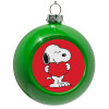 Green Christmas tree ornament bauble 8cm