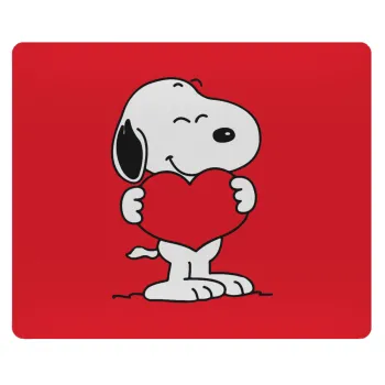 Snoopy takemy heart, Mousepad ορθογώνιο 23x19cm
