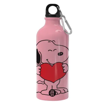 Snoopy takemy heart, Παγούρι νερού 600ml