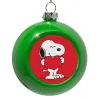 Green Christmas tree ornament bauble 8cm