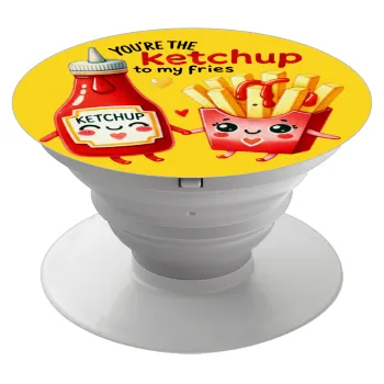 Ketchup To My Fries, Phone Holders Stand  Λευκό Βάση Στήριξης Κινητού στο Χέρι