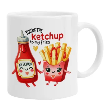 Ketchup To My Fries, Κούπα, κεραμική, 330ml