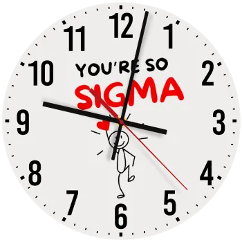 Sigma Valentine's Day , Ρολόι τοίχου ξύλινο (30cm)