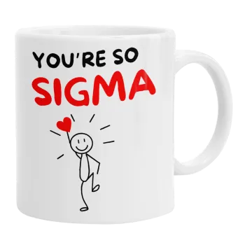 Sigma Valentine's Day , Ceramic coffee mug, 330ml
