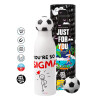 Soccer Metal mug thermos, double wall, 550ml