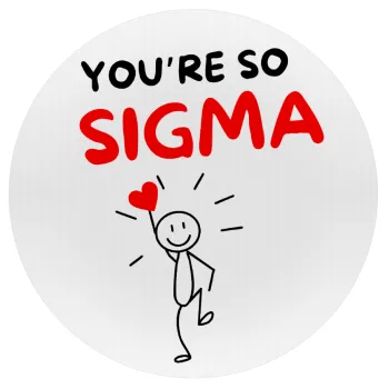 Sigma Valentine's Day , Mousepad Στρογγυλό 20cm