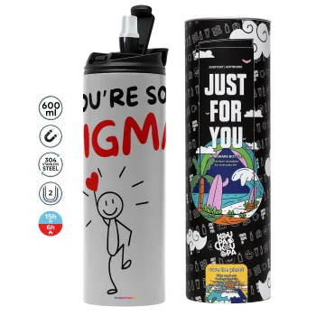 Sigma Valentine's Day , Tumbler stainless steel GREY 600ml