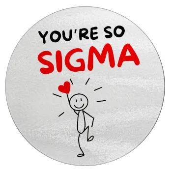 Sigma Valentine's Day , Επιφάνεια κοπής γυάλινη στρογγυλή (30cm)