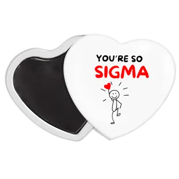 Sigma Valentine's Day , Μαγνητάκι καρδιά (57x52mm)
