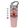 Pink color, 890ml (30oz) stainless Steel Tumbler with Handle