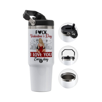 I love You Everyday , 30oz stainless Steel Tumbler with Handle