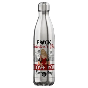 I love You Everyday , Μεταλλικό παγούρι θερμός Inox (Stainless steel), διπλού τοιχώματος, 750ml