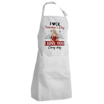 I love You Everyday , Ποδιά Σεφ Ολόσωμη Ενήλικων (με ρυθμιστικά και 2 τσέπες)