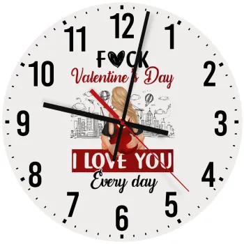 I love You Everyday , Ρολόι τοίχου ξύλινο (30cm)