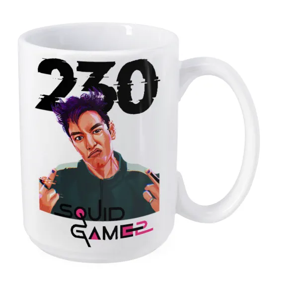 Squid game 2 — Mega mug, ceramic, 450ml