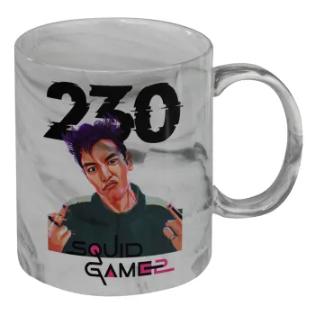 Squid game 2, Thanos 230, Mug ceramic marble style, 330ml