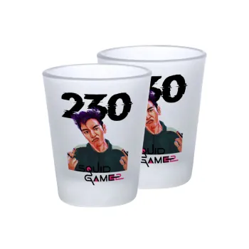 Squid game 2, Thanos 230, Σφηνοπότηρα γυάλινα 45ml του πάγου (2 τεμάχια)