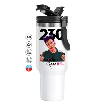 Squid game 2, Thanos 230, Mega Stainless steel Tumbler with lid, double wall 1,2L