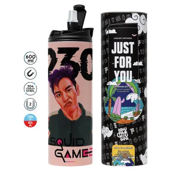 Squid game 2, Thanos 230, Tumbler stainless steel PINK 600ml