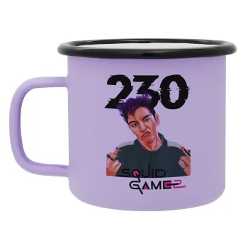 Squid game 2, Thanos 230, Κούπα Μεταλλική εμαγιέ ΜΑΤ Light Pastel Purple 360ml