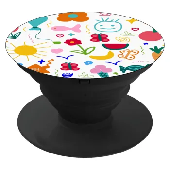 Παιδική φαντασία, Phone Holders Stand  Black Hand-held Mobile Phone Holder