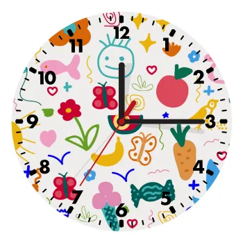 Παιδική φαντασία, Wooden wall clock (20cm)