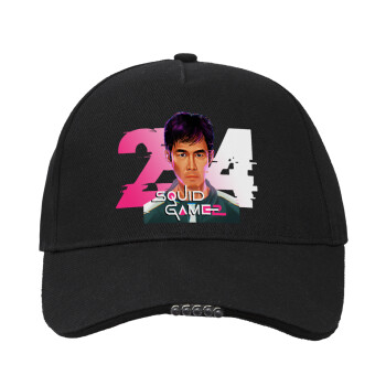 Squid game 456 Gi-Hun, Καπέλο Εργασίας & Δραστηριοτήτων με LED Φως - Ιδανικό για Νύχτα & Χαμηλό Φωτισμό (100% ΒΑΜΒΑΚΕΡΟ, ΕΝΗΛΙΚΩΝ, UNISEX)