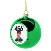 Green Christmas tree ornament ball 8cm