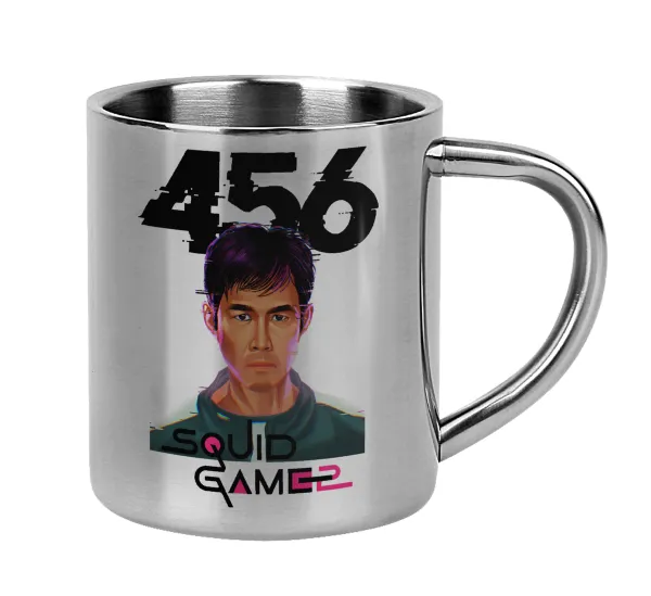 Squid game 456 Gi-Hun — Mug Stainless steel double wall 300ml