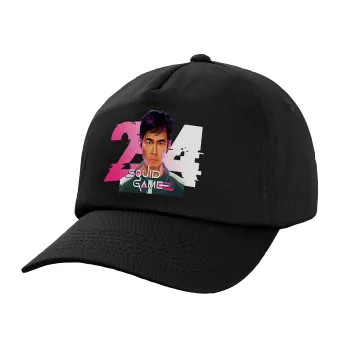 Squid game 456 Gi-Hun, Καπέλο Ενηλίκων Baseball, 100% Βαμβακερό,  Μαύρο (ΒΑΜΒΑΚΕΡΟ, ΕΝΗΛΙΚΩΝ, UNISEX, ONE SIZE)