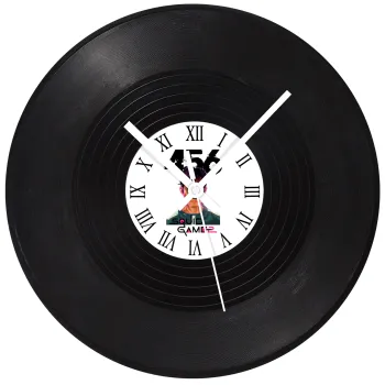 Squid game 456 Gi-Hun, Ρολόι τοίχου Βινύλιο (30cm)