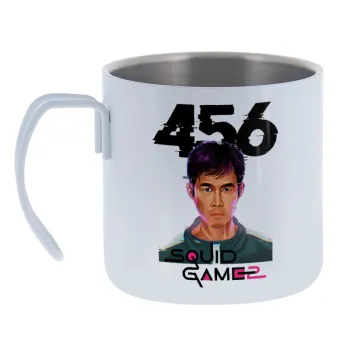 Squid game 456 Gi-Hun — Κούπα Ανοξείδωτη διπλού τοιχώματος 400ml
