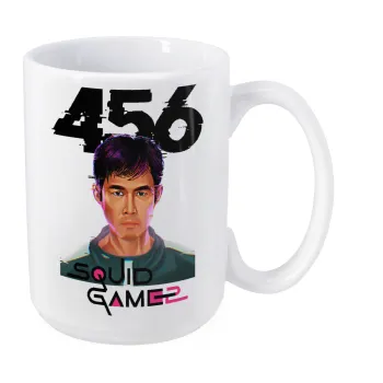 Squid game 456 Gi-Hun, Κούπα Mega, κεραμική, 450ml