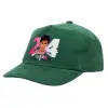 Children's Baseball Cap, 100% Cotton Drill, GREEN (COTTON, CHILDREN'S, ONE SIZE)