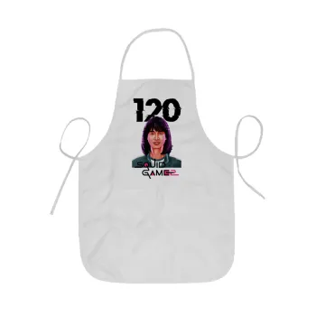 Squid game 120 Cho Hyun-ju, Ποδιά Σεφ ολόσωμη κοντή  Παιδική (44x62cm)