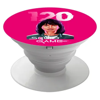 Squid game 120 Cho Hyun-ju, Phone Holders Stand  White Hand-held Mobile Phone Holder