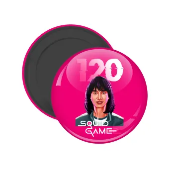 Squid game 120 Cho Hyun-ju, Μαγνητάκι ψυγείου στρογγυλό διάστασης 5cm