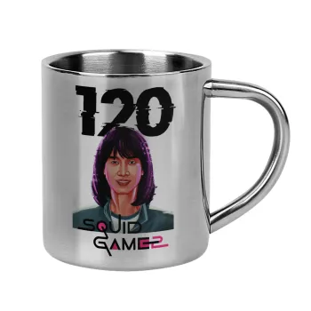 Squid game 120 Cho Hyun-ju, Mug Stainless steel double wall 300ml