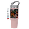 Pink color, 890ml (30oz) stainless Steel Tumbler with Handle