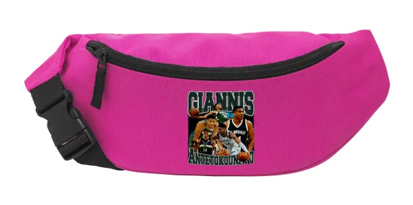 Giannis Antetokounmpo — Unisex waist bag (banana) in PINK color with 2 pockets