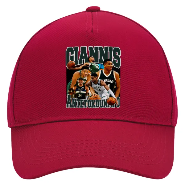 Giannis Antetokounmpo — Καπέλο Ενηλίκων Ultimate ΚΟΚΚΙΝΟ, (100% ΒΑΜΒΑΚΕΡΟ DRILL, ΕΝΗΛΙΚΩΝ, UNISEX, ONE SIZE)