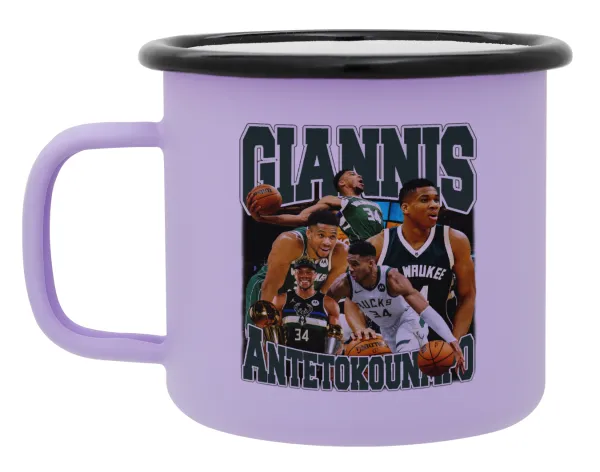 Giannis Antetokounmpo — Κούπα Μεταλλική εμαγιέ ΜΑΤ Light Pastel Purple 360ml