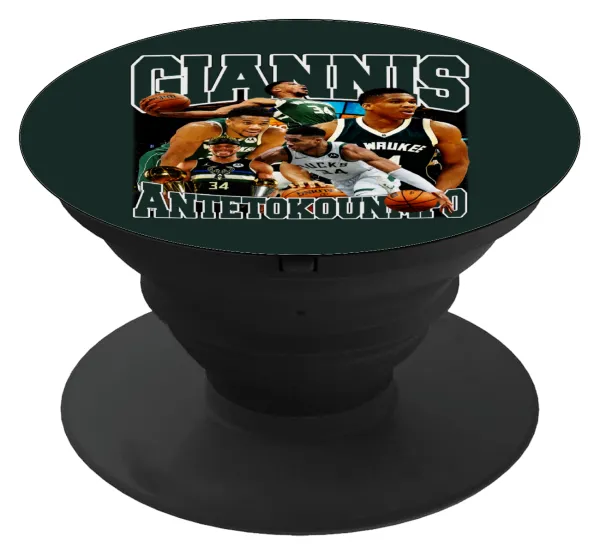 Giannis Antetokounmpo — Phone Holders Stand  Μαύρο Βάση Στήριξης Κινητού στο Χέρι