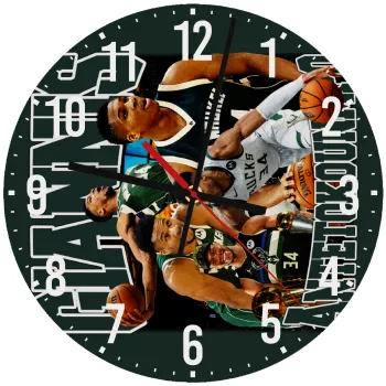 Giannis Antetokounmpo, Ρολόι τοίχου ξύλινο (30cm)