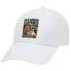 Καπέλο Ενηλίκων Baseball Λευκό 5-φύλλο (POLYESTER, ΕΝΗΛΙΚΩΝ, UNISEX, ONE SIZE)
