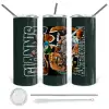 Tumbler stainless steel 600ml, with metal straw & cleaning brush